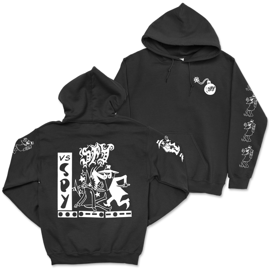 Spy Vs Spy Hoodie - Black
