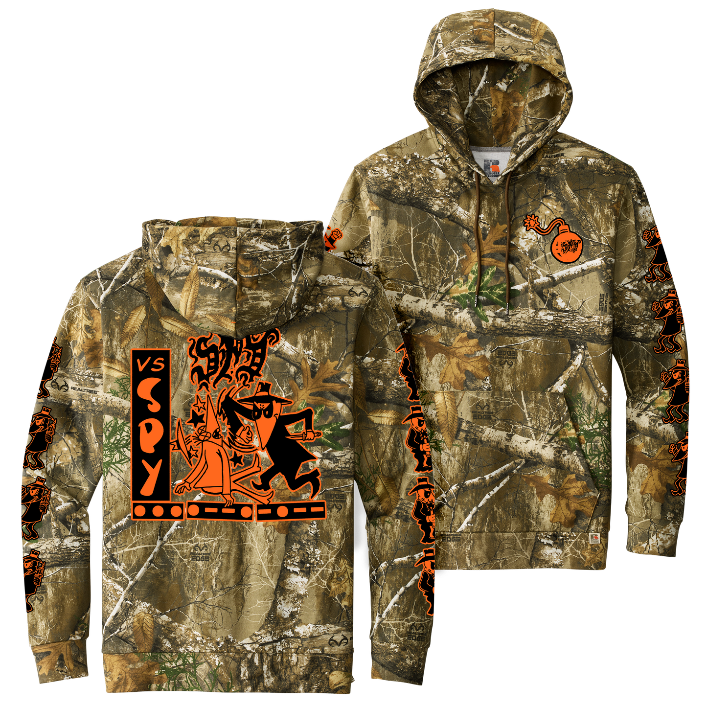 Spy Vs Spy Hoodie - Real Tree